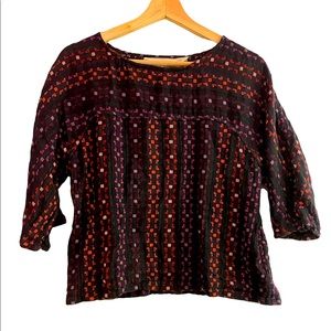 Ace & Jig Mardi Gras shirt medium